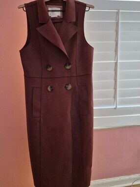 Anthropologie Double Breasted trench coat